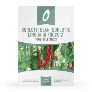 Borlotti Bean Borlotto Lingua di Fuoco Seeds