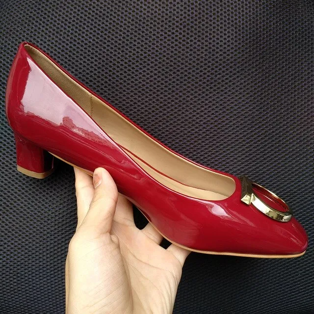 Bowknot Classic Black Patent Leather High Heels Shoes Woman Pumps Basic 2021 Bowknot Work Shoes Fashion Party Sexy Women Shoes