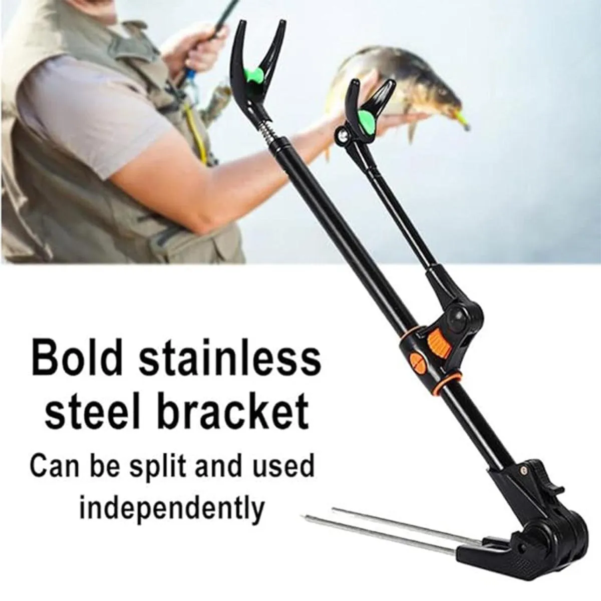 Bracket Fishing Rod Holder Multi Functional Rod Stand for Fishing and Outdoors