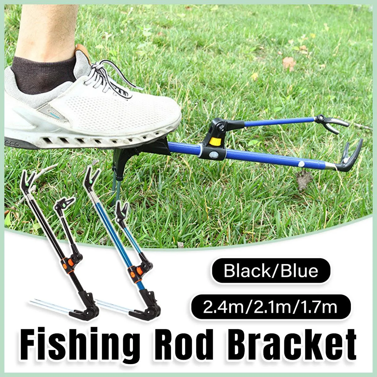 Bracket Fishing Rod Holder Multi Functional Rod Stand for Fishing and Outdoors