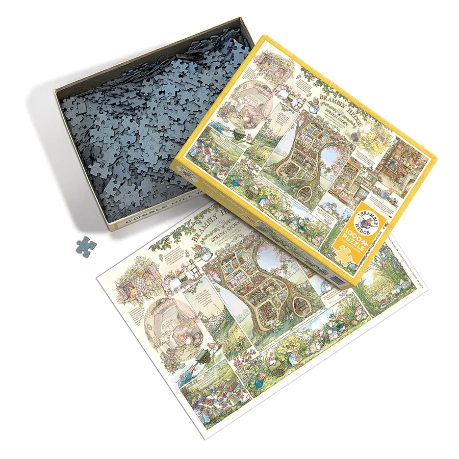 Brambly Hedge Spring Story, 1000pc Puzzle, Compact