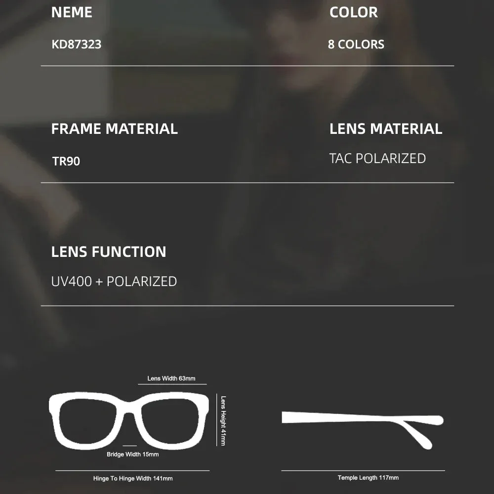 Brand KDEAM High quality TR90 Fishing Polarized Sunglasses Men outdoor Sport driving Sun Glasses UV400 with soft Nose pad