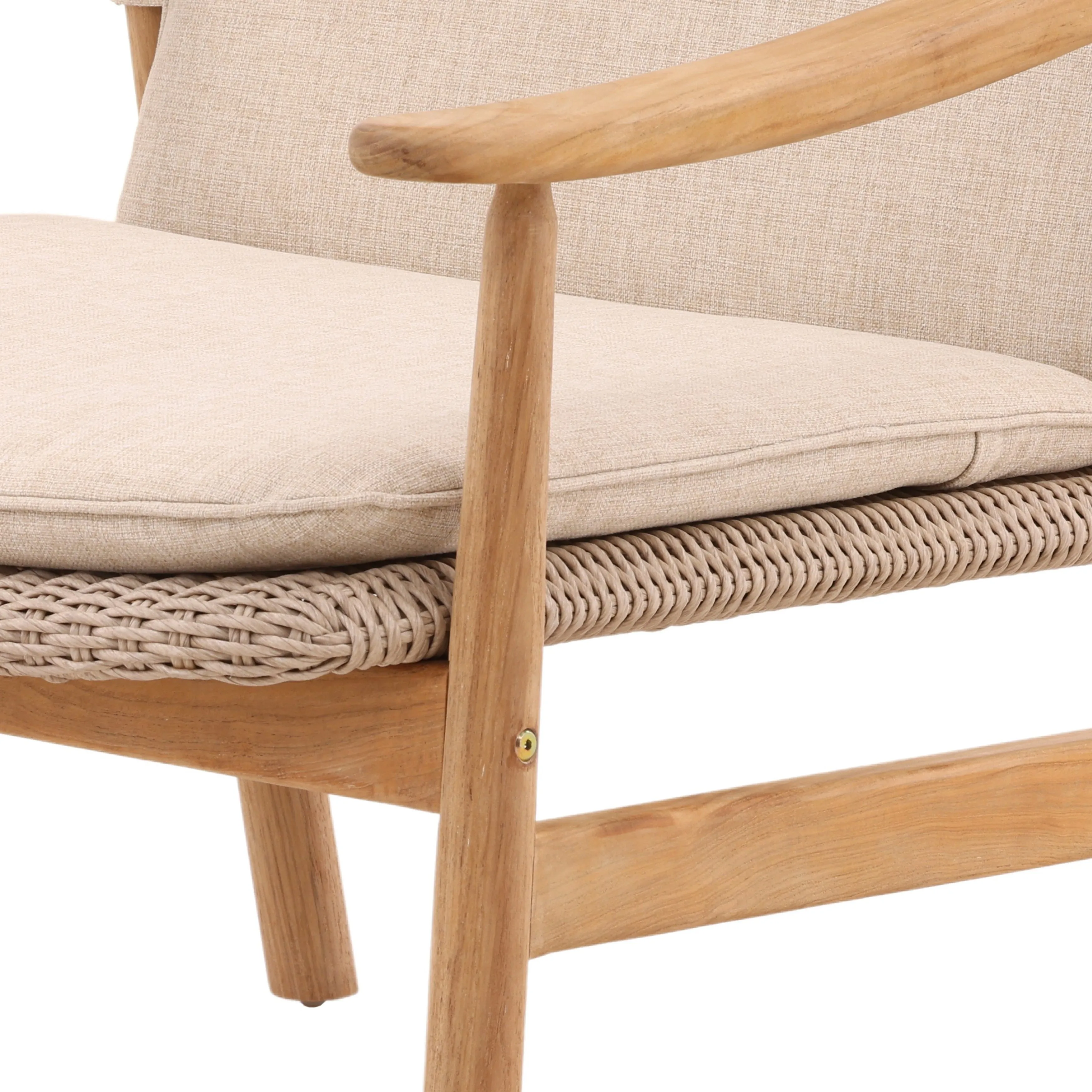 Breezy Bliss Outdoor Accent Chair - Golden Hue