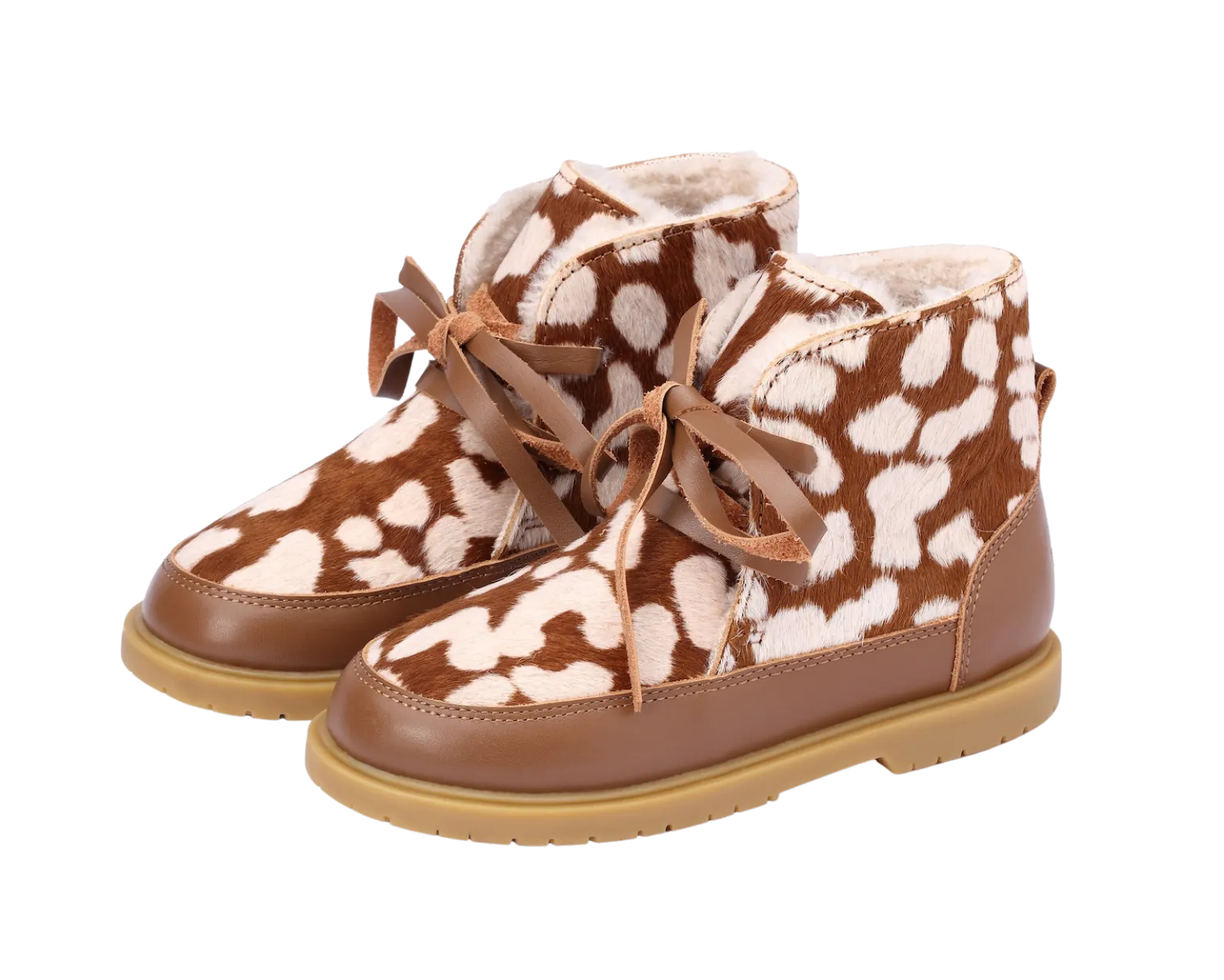 Buddy Exclusive Boots | Brown Spotted Cow Hair