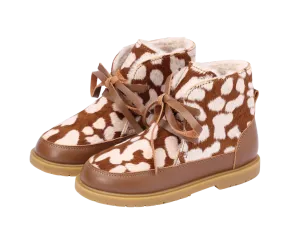 Buddy Exclusive Boots | Brown Spotted Cow Hair