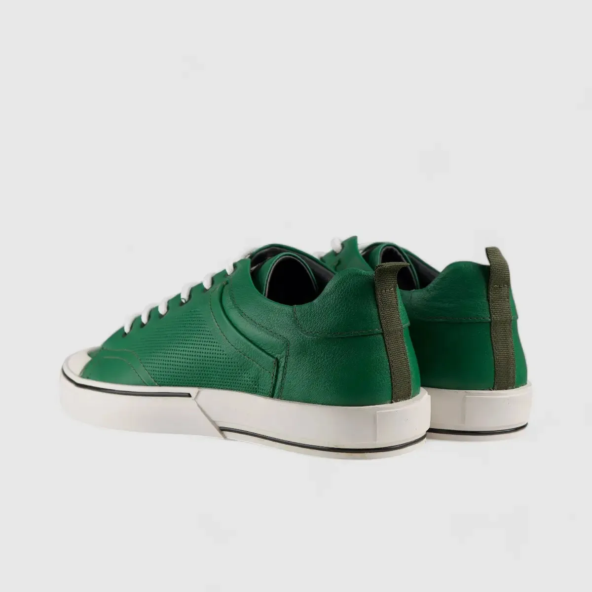 Bulletti Lace Up Sneaker Green 152-17294
