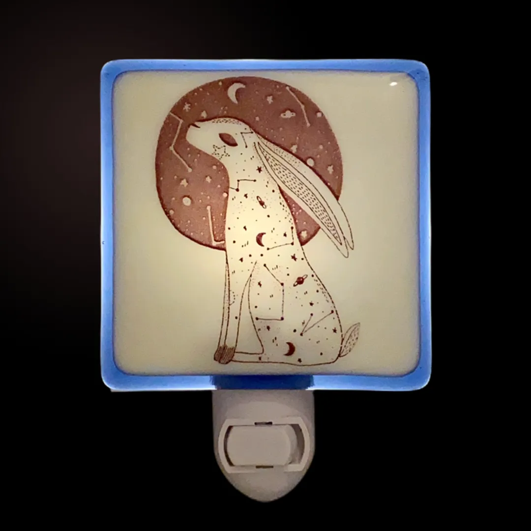 Bunny Rabbit Boho Celestial Night Light