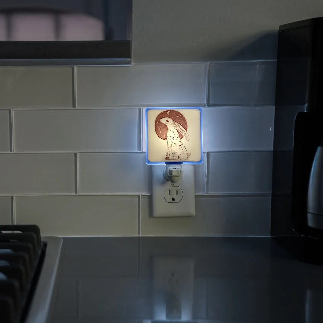 Bunny Rabbit Boho Celestial Night Light