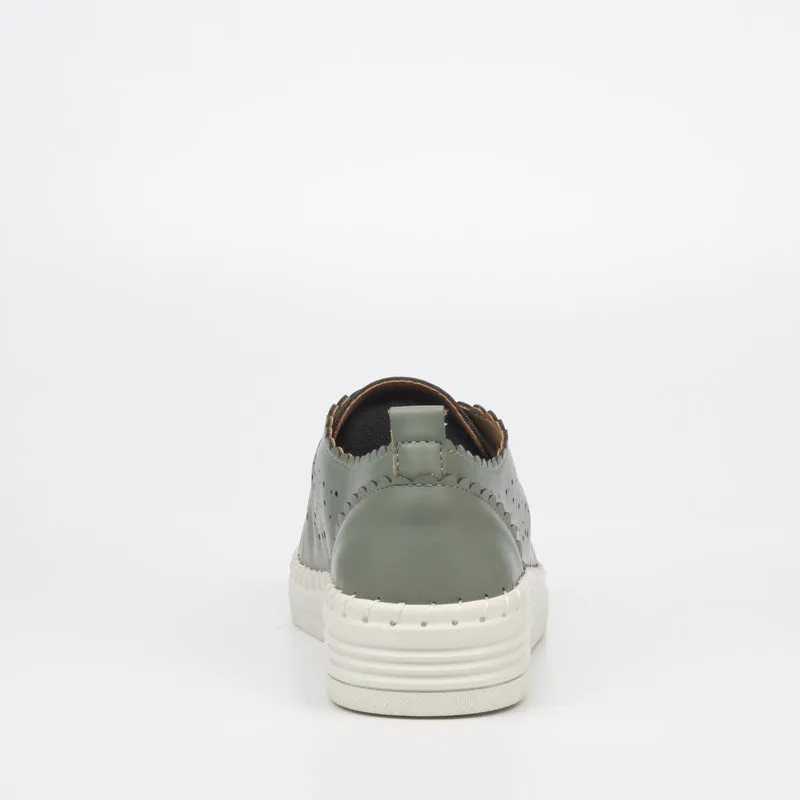 Butterfly Lace-up Sneaker - Olive