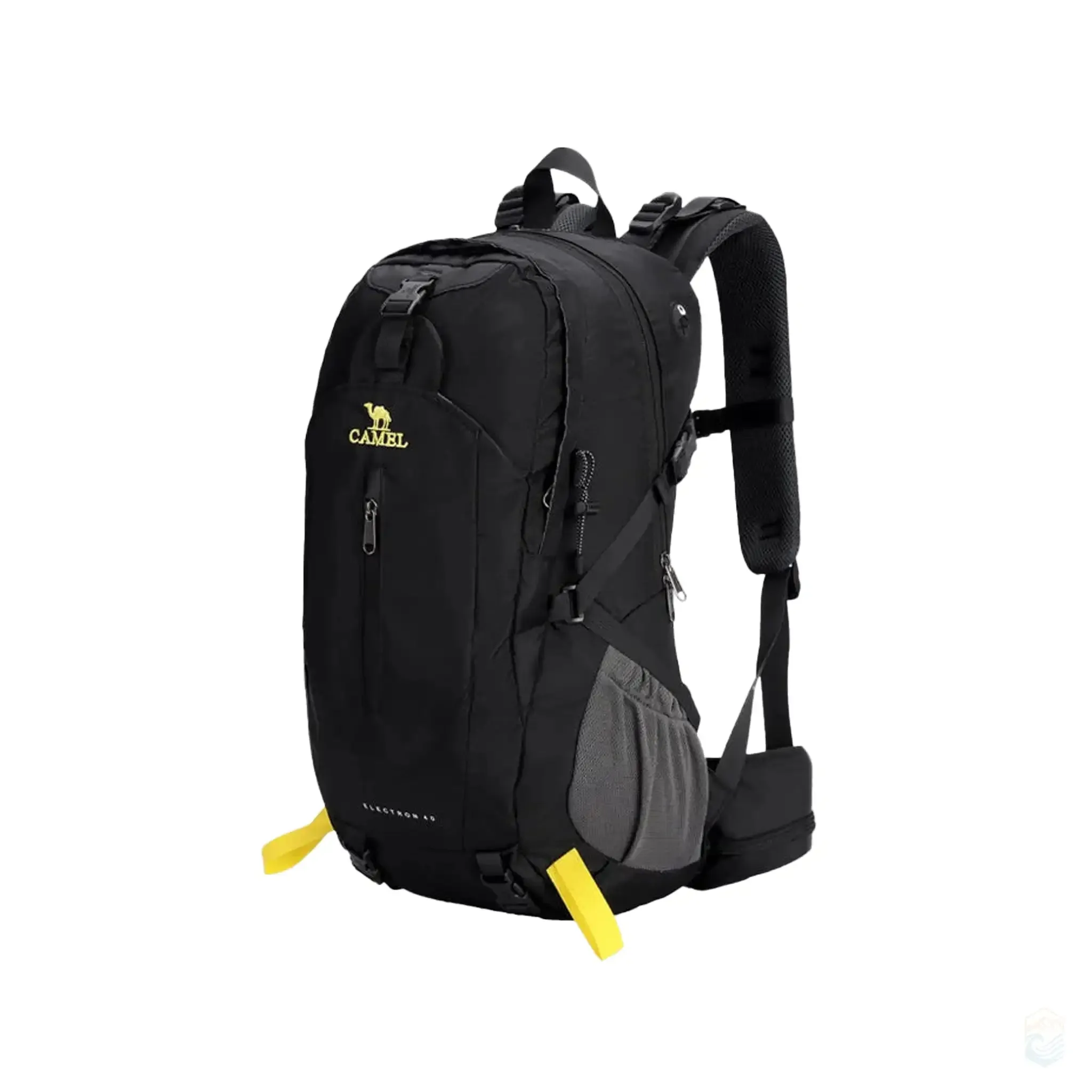 Camel 40L Waterproof Hiking Backpack Ultralight Design with Rain Cover for Camping Trekking Travel