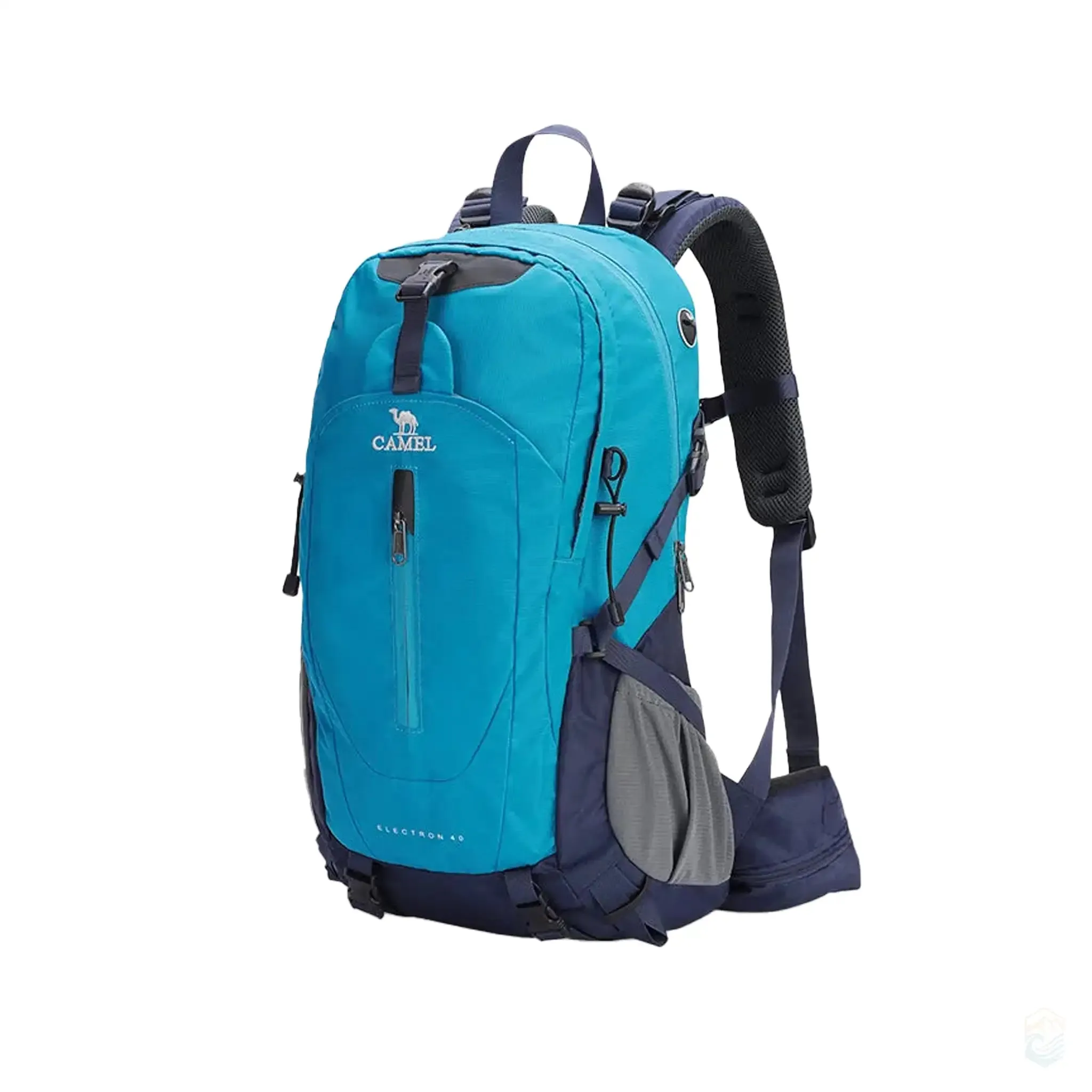Camel 40L Waterproof Hiking Backpack Ultralight Design with Rain Cover for Camping Trekking Travel