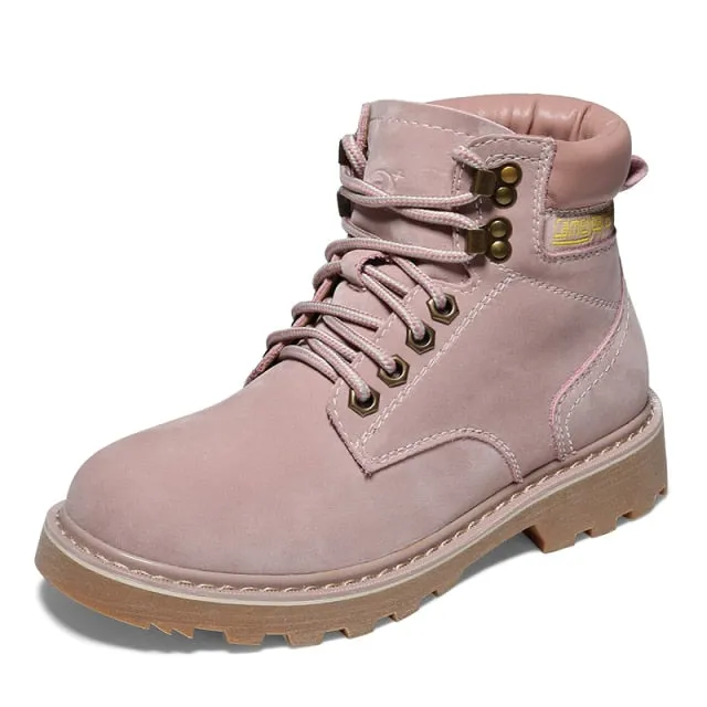 CAMEL Official Men Women High-top Hiking Boots Anti-slip Work Boots