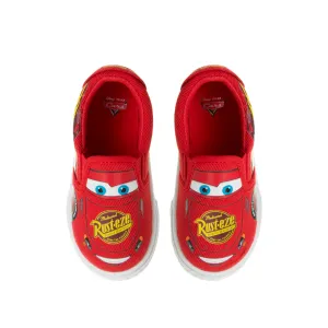 Cars Lightning Mcqueen Low top Slip-on Casual Fashion Tennis Boys Canvas Sneakers (Toddler/Little Kid)
