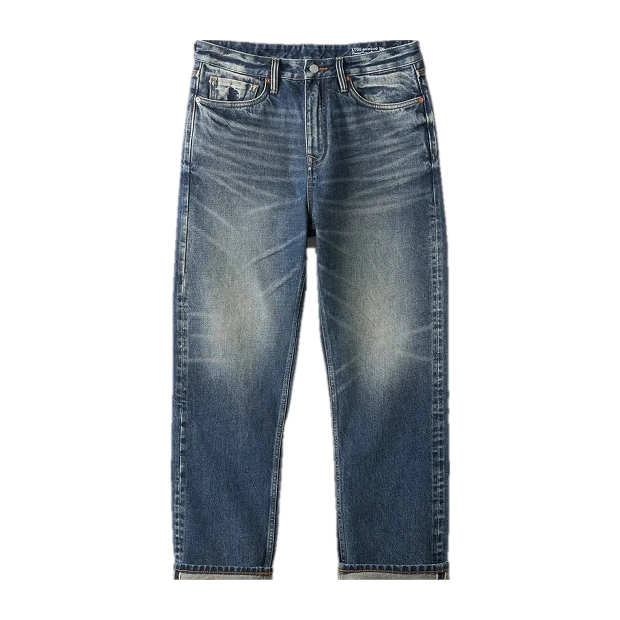 Casual tapered men's jeans