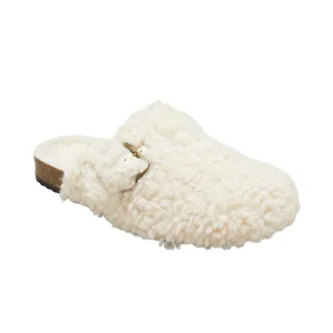 Cat & Jack Girls Faux-Shearling Loafer Slippers 91307191 Ivory Off White 3