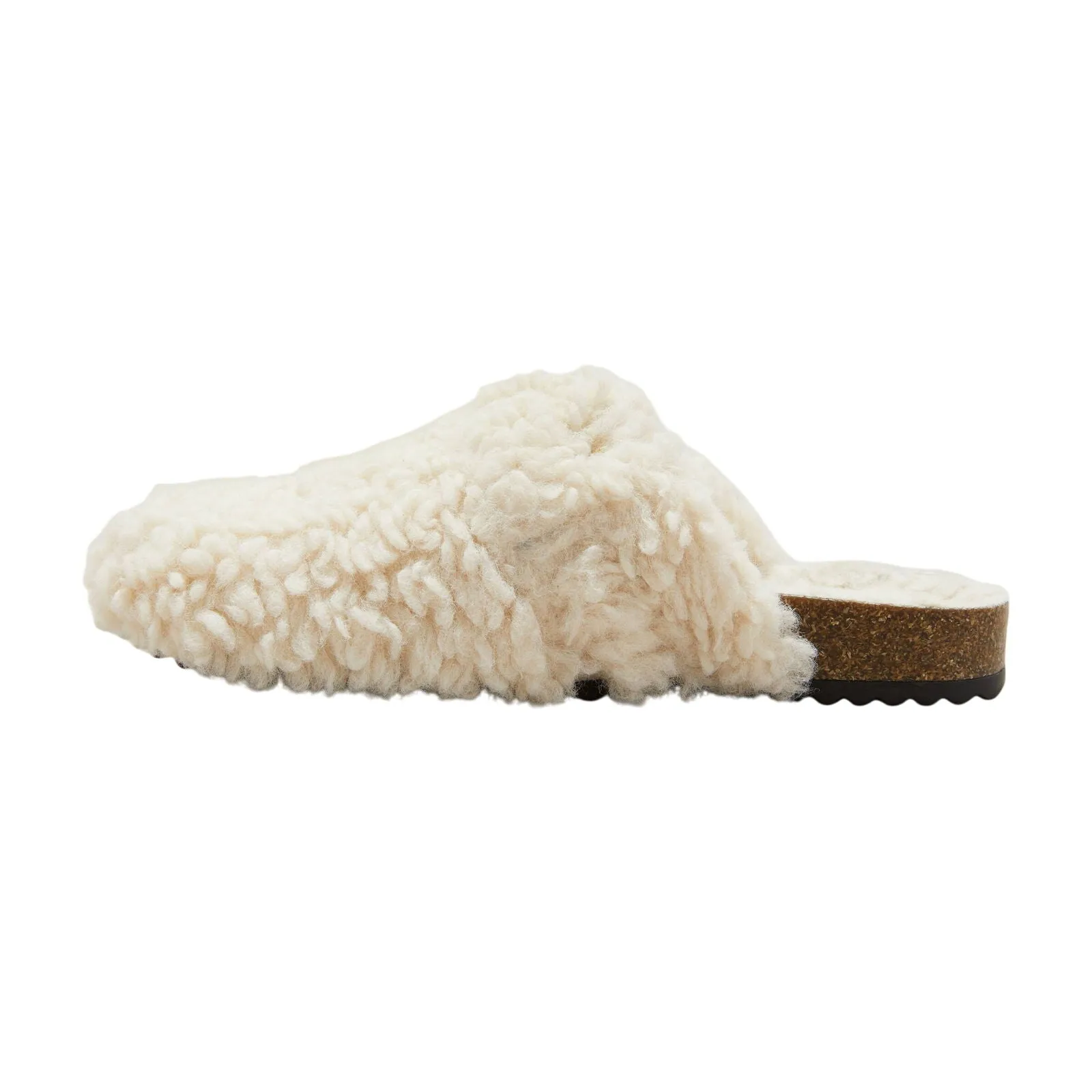 Cat & Jack Girls Faux-Shearling Loafer Slippers 91307191 Ivory Off White 3