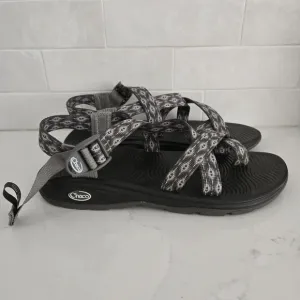 Chaco Z/Volv 2 Waterproof Adjustable Toe Loop Single Strap Hiking Sandal Gray 10