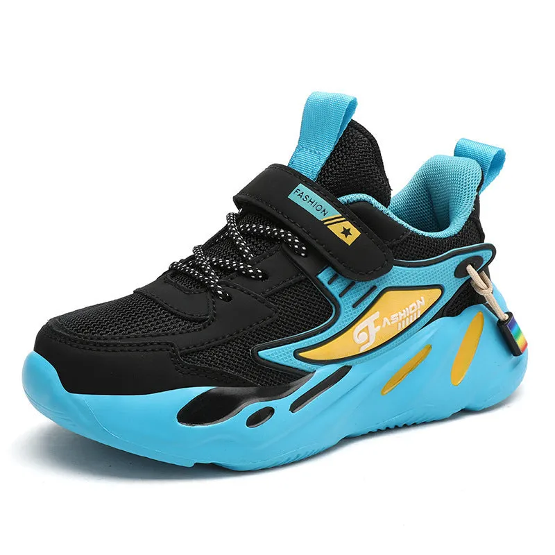 Children's Mesh Surface Breathable Soft Bottom Running Kid's Sneakers