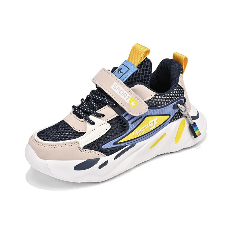 Children's Mesh Surface Breathable Soft Bottom Running Kid's Sneakers