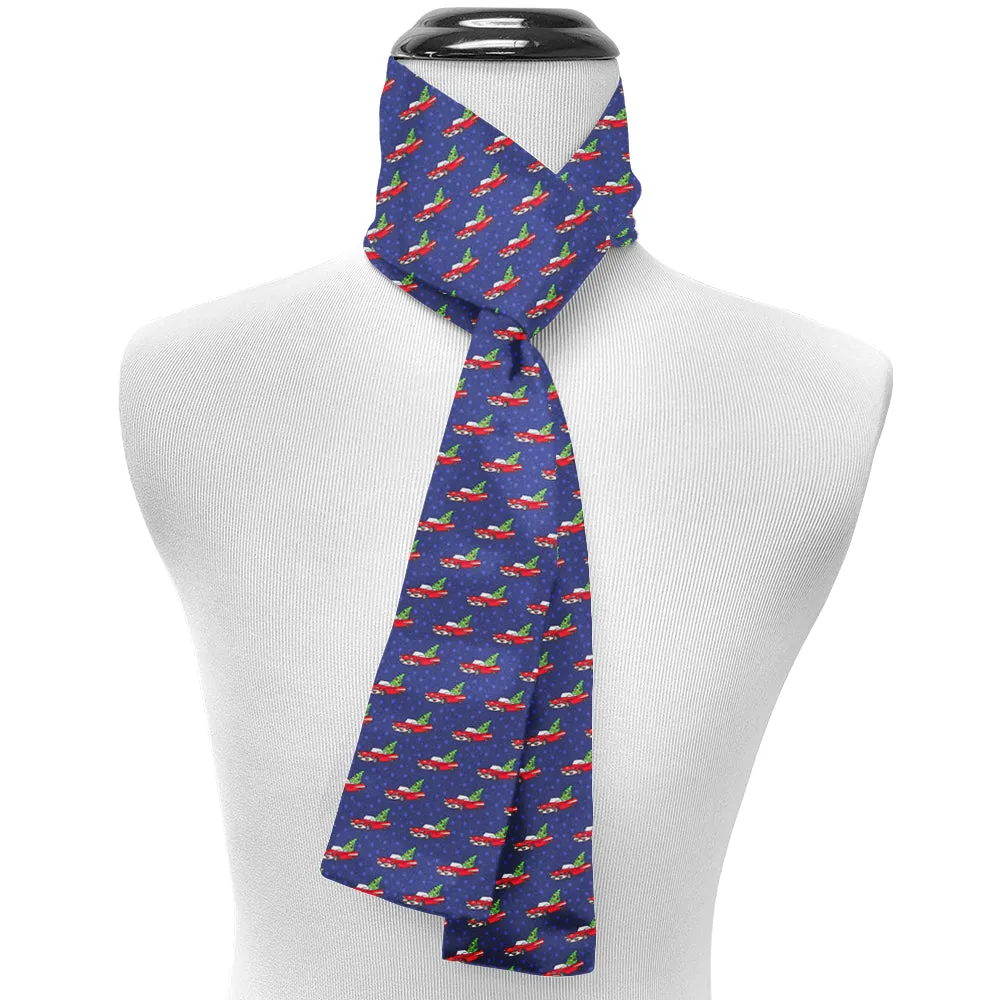 Christmas Drive - Men's Silk Scarf