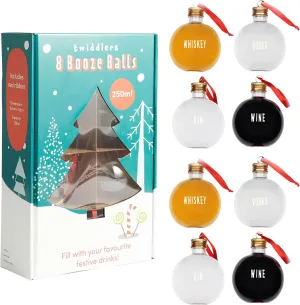 Christmas Fillable Boozy Baubles (250ml)