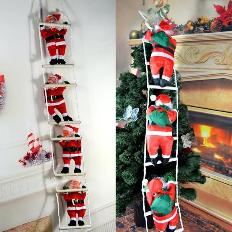 Christmas Santa Claus Doll Pendant Ladder