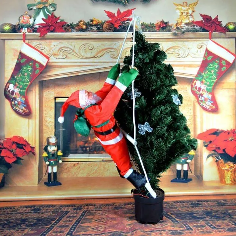 Christmas Santa Claus Doll Pendant Ladder