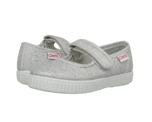 Cienta Mary Jane Shoe - Silver Sparkle