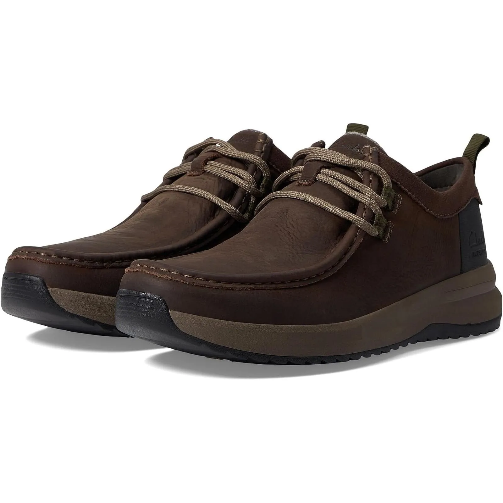 Clarks Men's Wellman Moc Dark Brown Leather 26174631