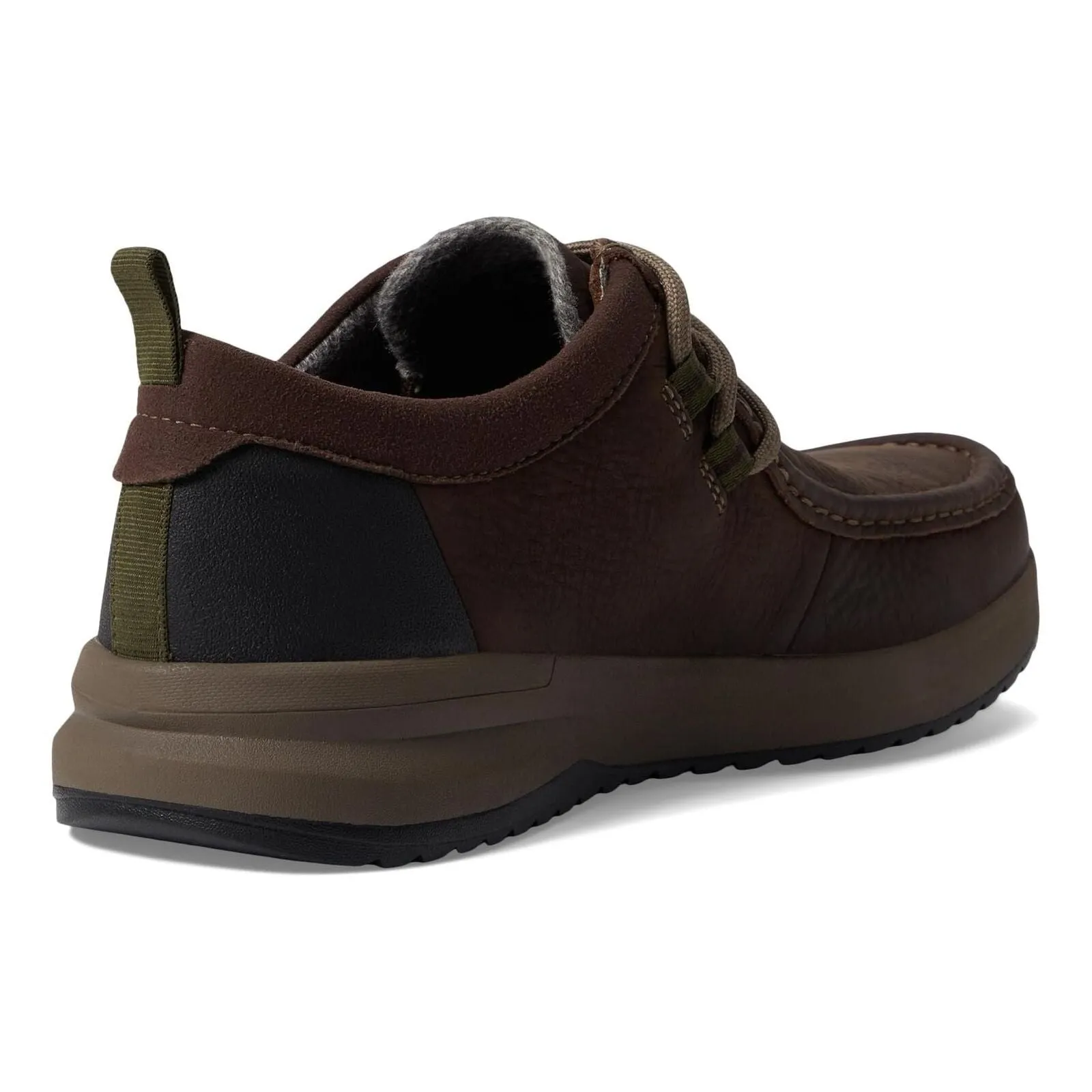 Clarks Men's Wellman Moc Dark Brown Leather 26174631