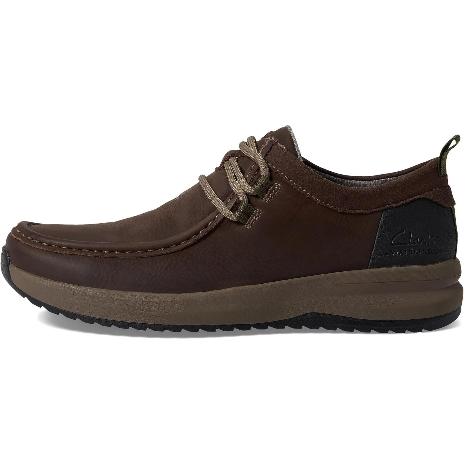 Clarks Men's Wellman Moc Dark Brown Leather 26174631