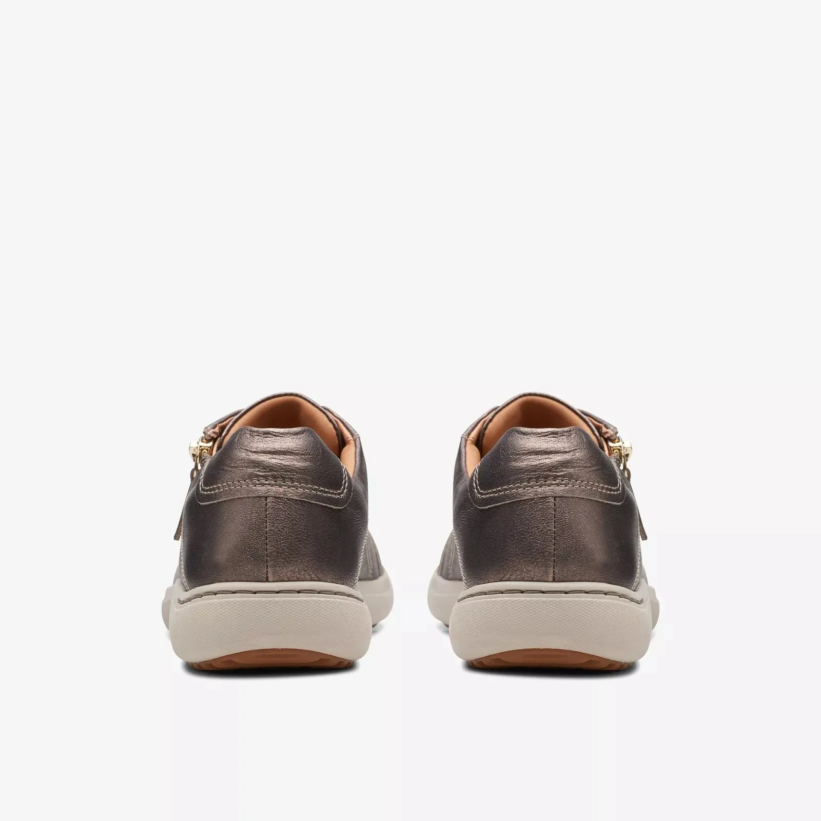 Clarks Women's Nalle Lace Bronze Metallic 26168537