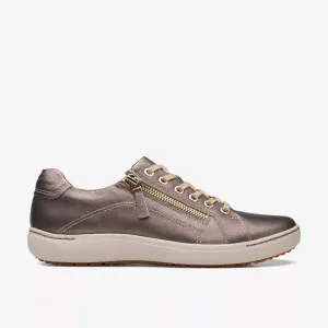 Clarks Women's Nalle Lace Bronze Metallic 26168537