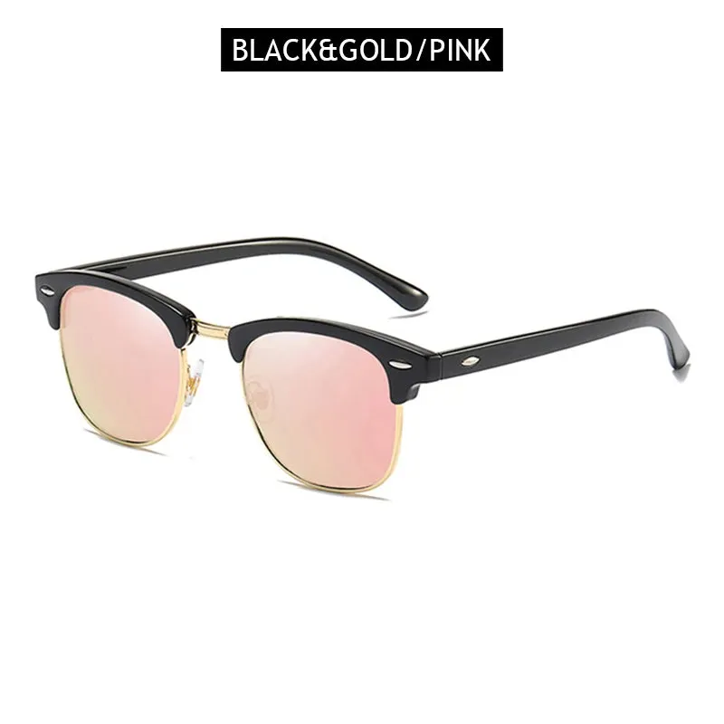 Classic Half Frame Polarized Sunglasses