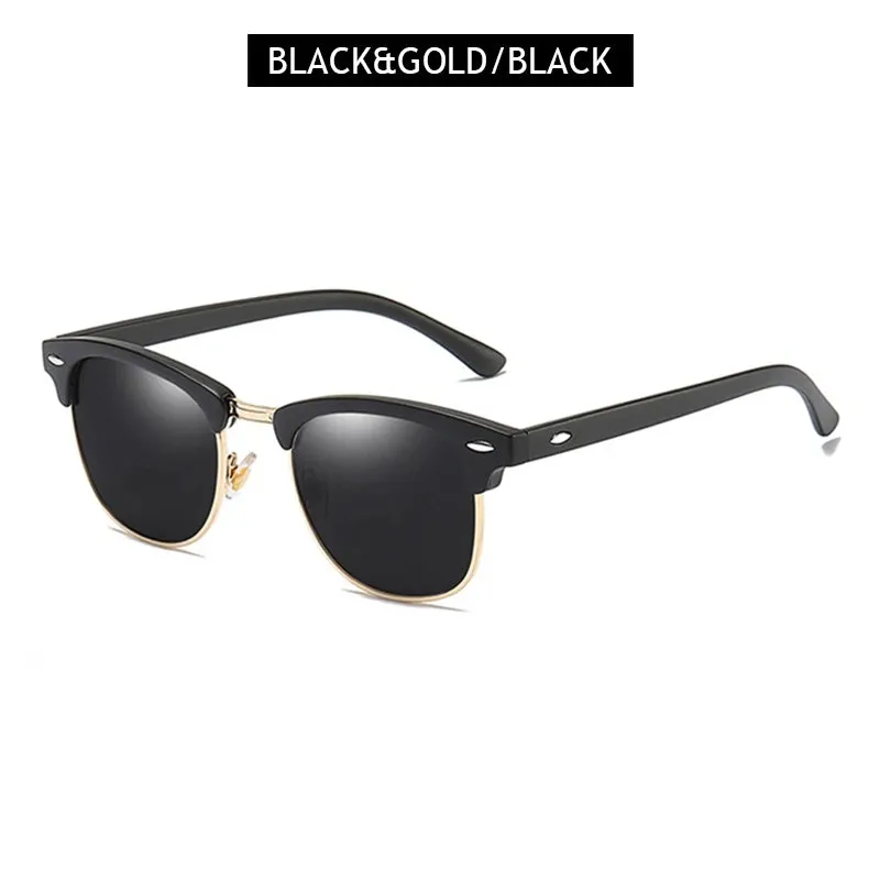 Classic Half Frame Polarized Sunglasses