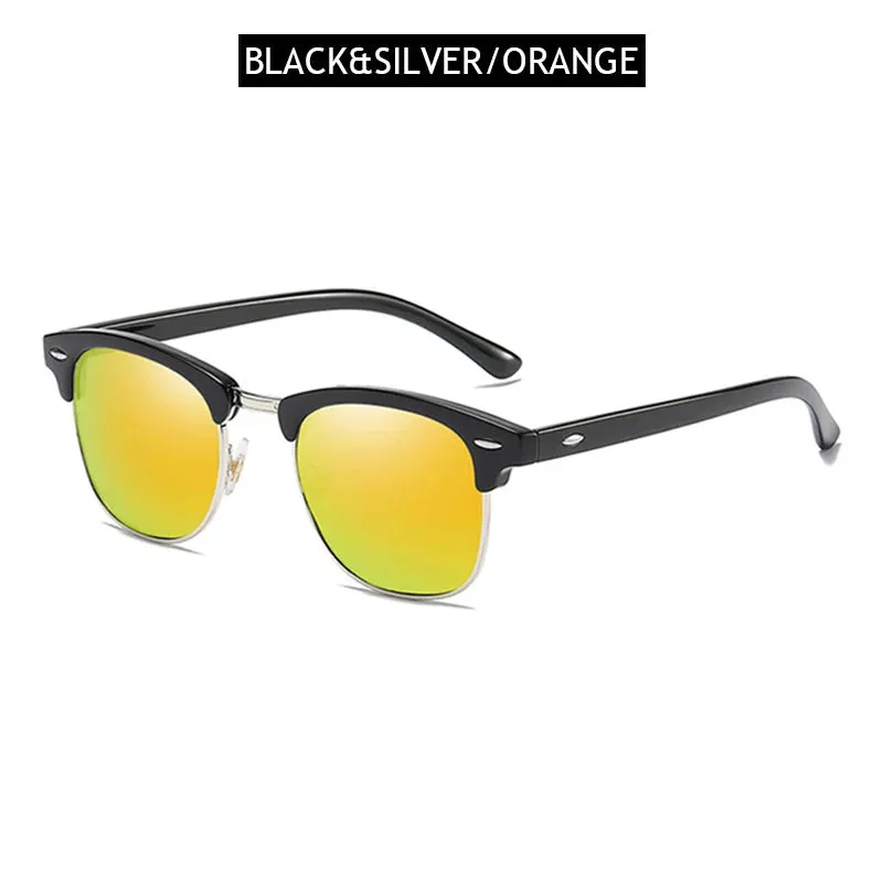 Classic Half Frame Polarized Sunglasses