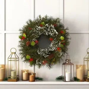 Classic Lighted Wreath
