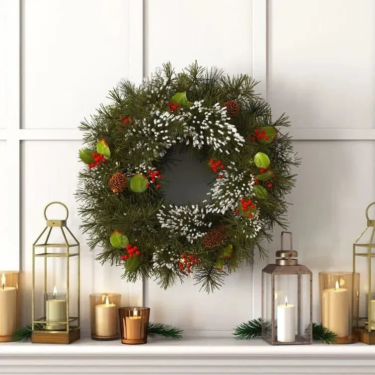 Classic Lighted Wreath