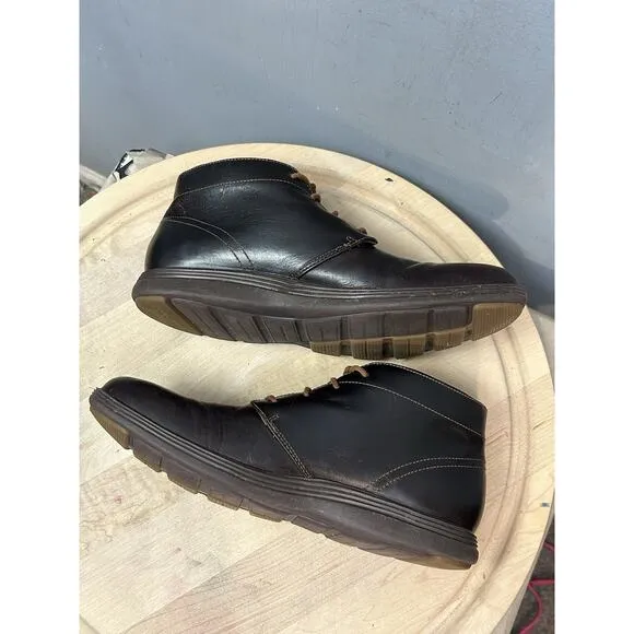 Cole Haan Woodbury Brown Grand 0S Leather Chukka Shoes C23730 Mens 9.5 M
