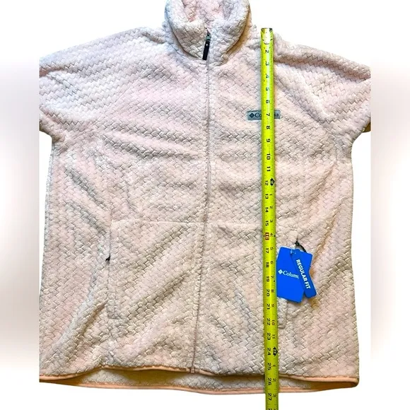 Columbia Ruby Lake Full Zip Fleece XL1665- 626 Light Pink Womens Large