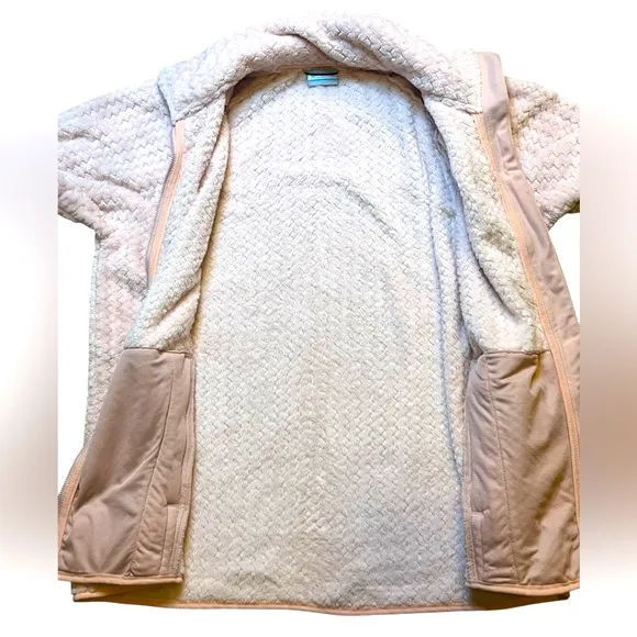 Columbia Ruby Lake Full Zip Fleece XL1665- 626 Light Pink Womens Large
