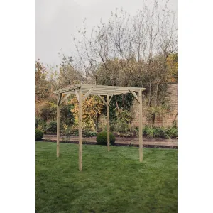 Contemporary Garden Pergola by Churnet Valley 2.4 x 2.4M - PEV24