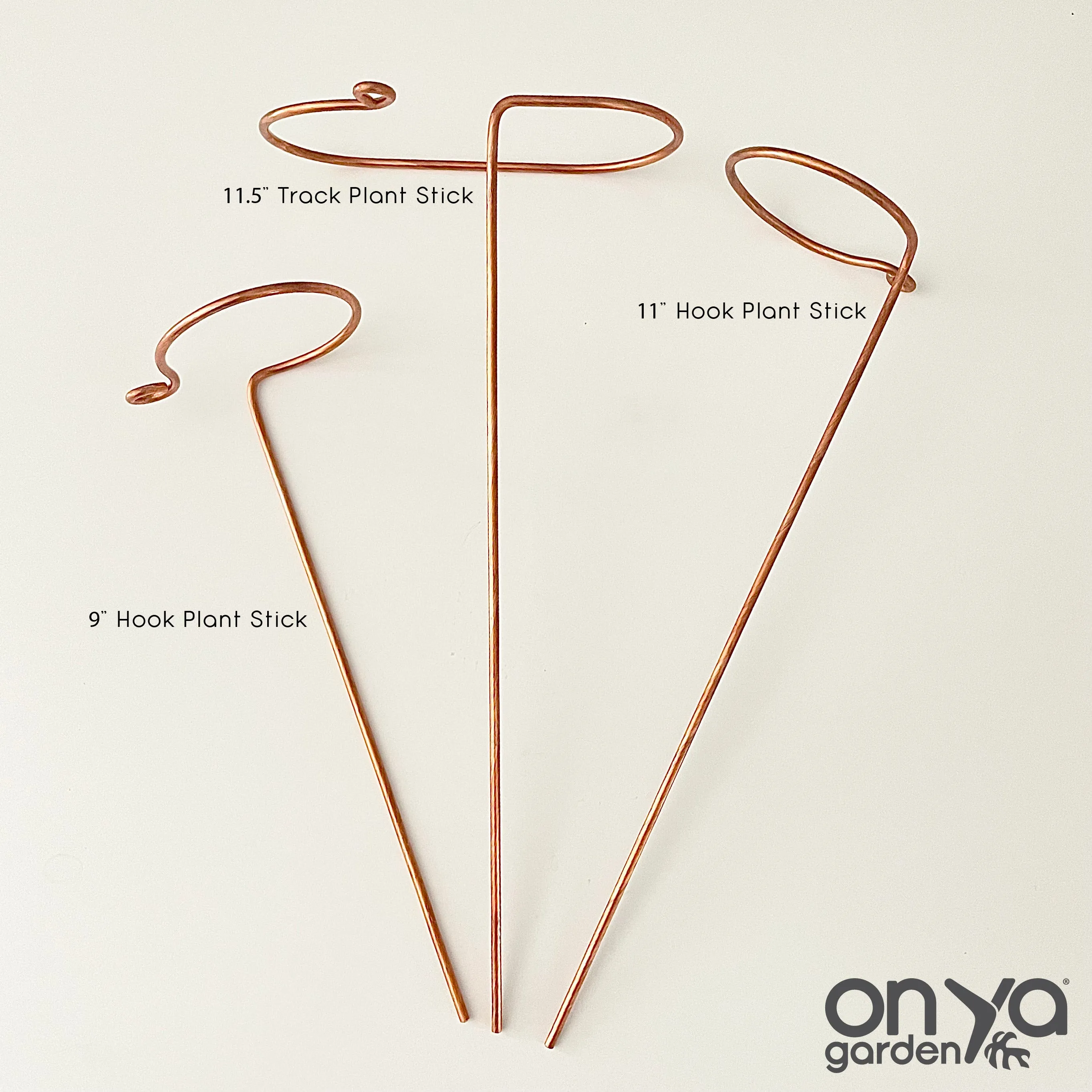 Copper Plant Stick, Plant Support Stakes, Multiple Options