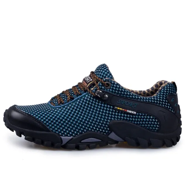 Cow Leather Climbing Shoes Man Trekking Fishing Shoes Camping Outdoor