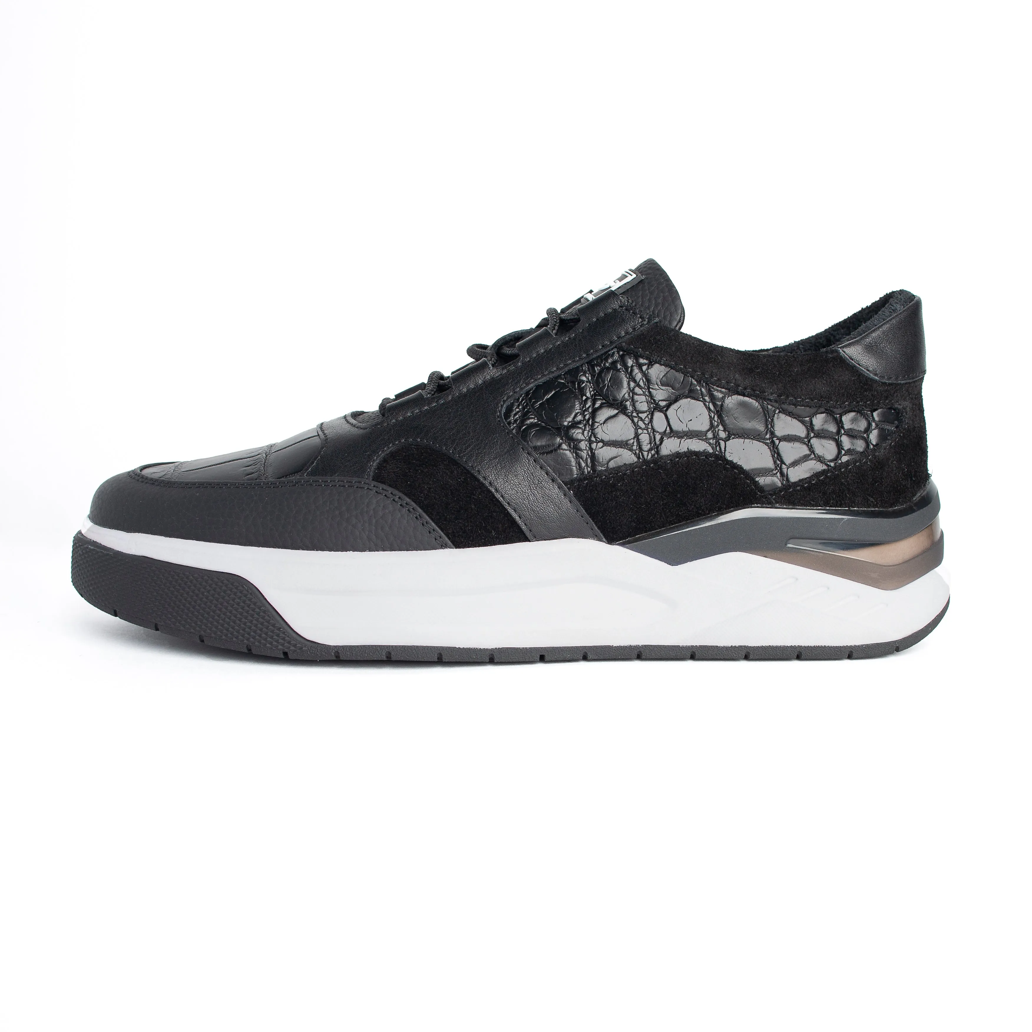Crocodile Leather Sneakers