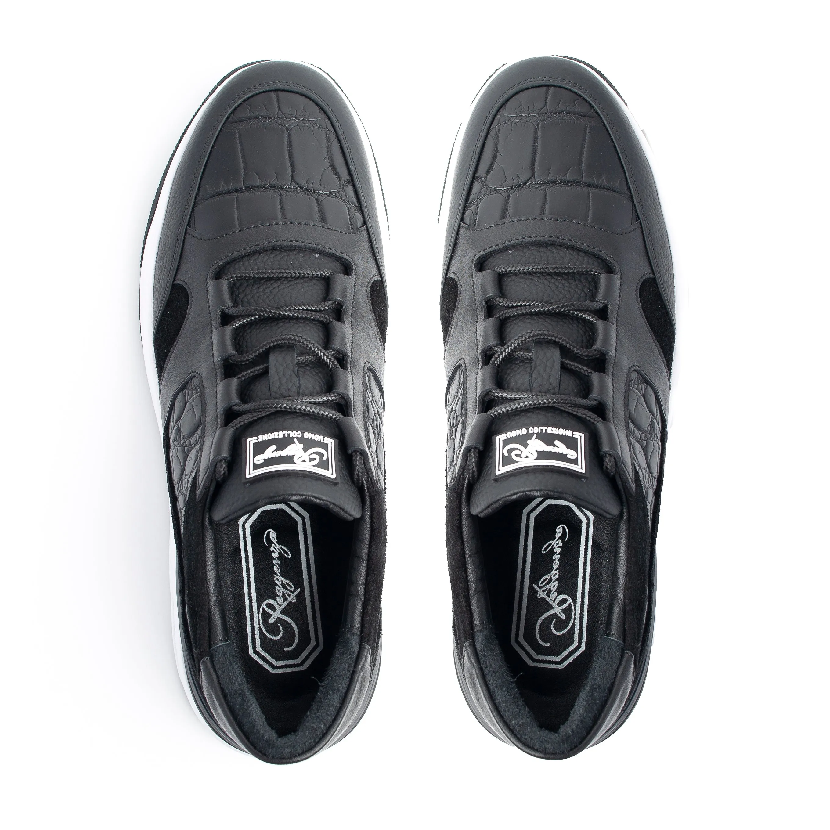 Crocodile Leather Sneakers