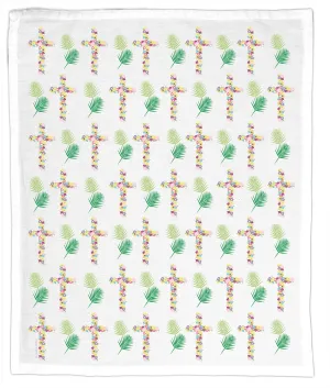 Cross & Palms, Hand Towel