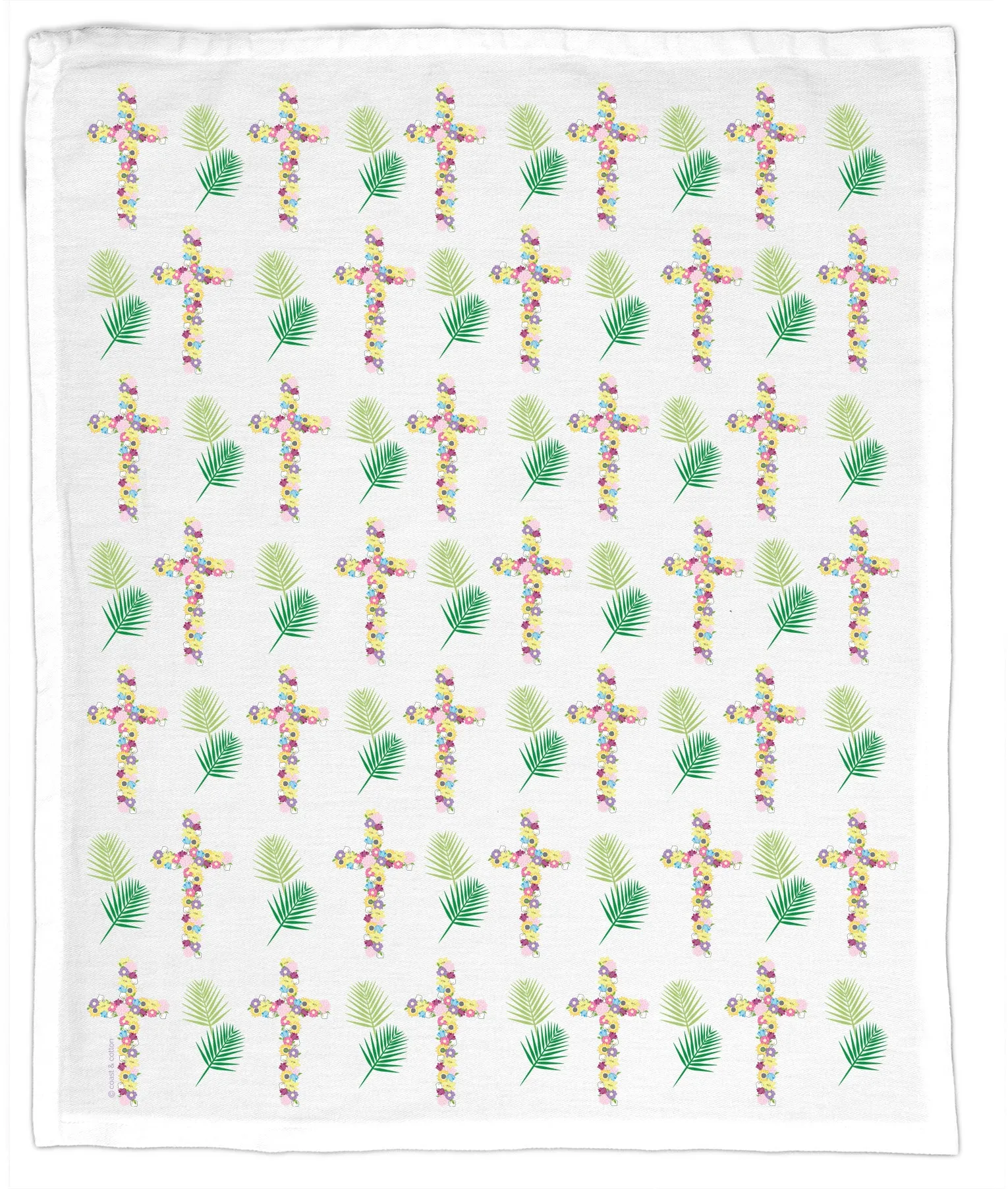 Cross & Palms, Hand Towel
