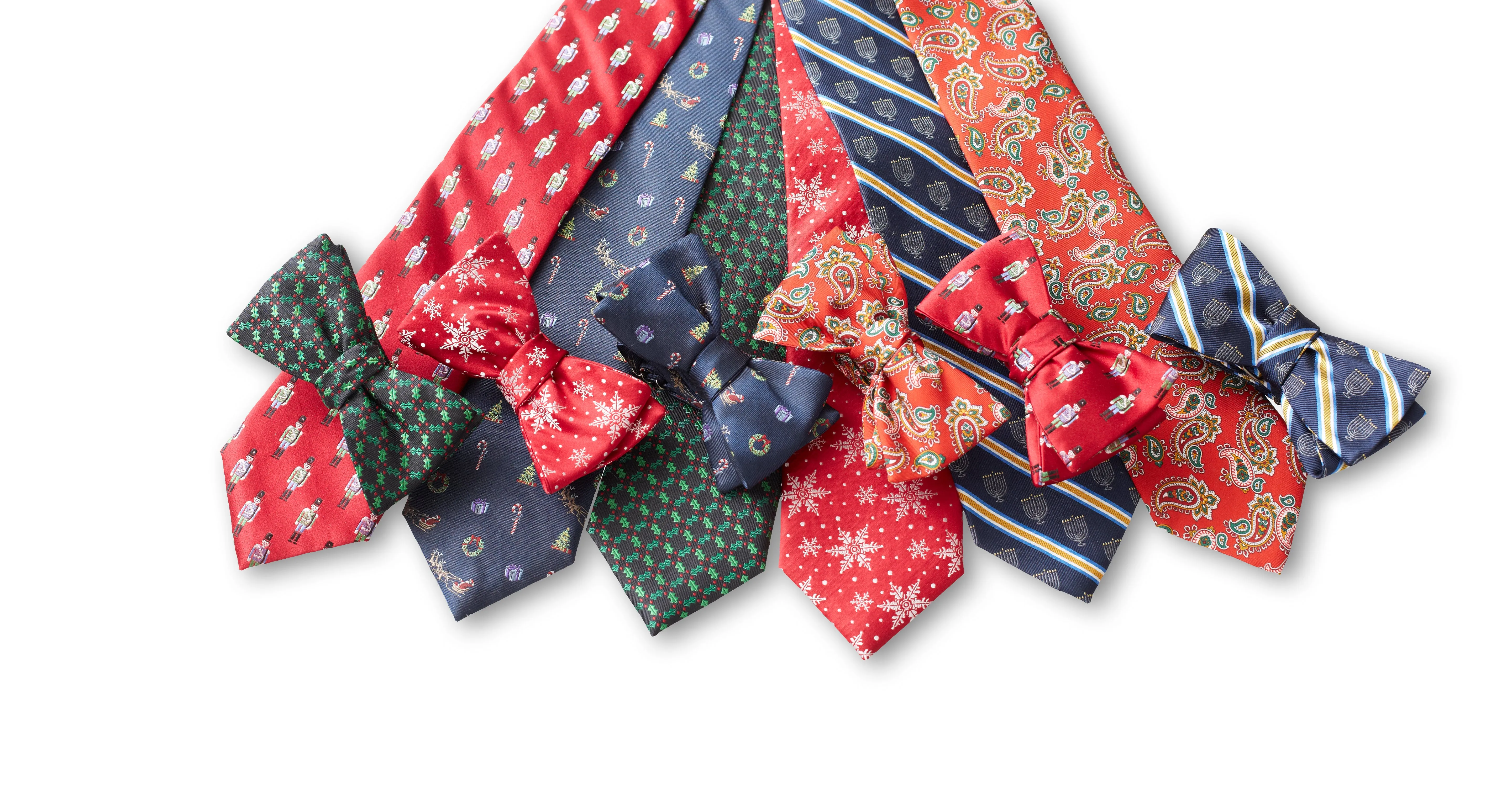Crystalline Red - bow ties