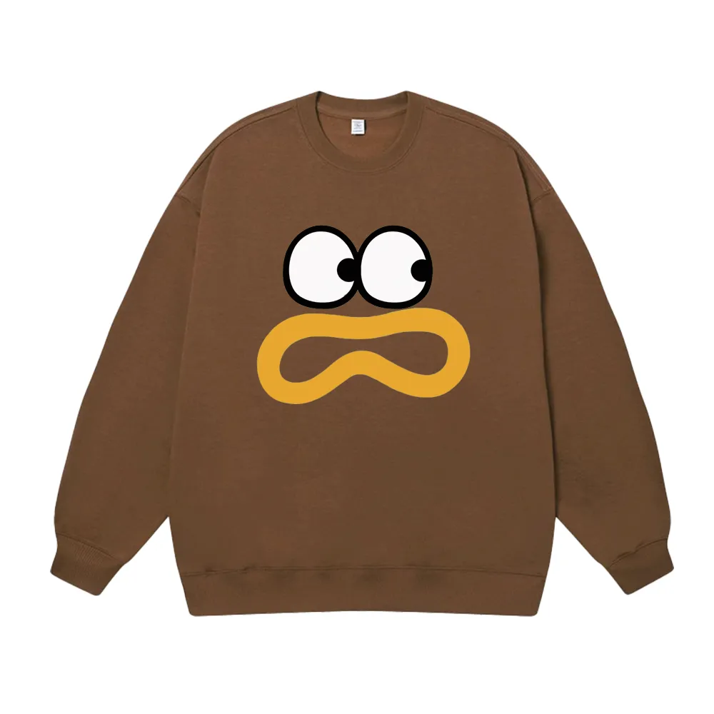 Cute Surprised Expression Sweatshirt